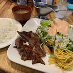 お昼のステーキセット(ステーキハウス キューブ)