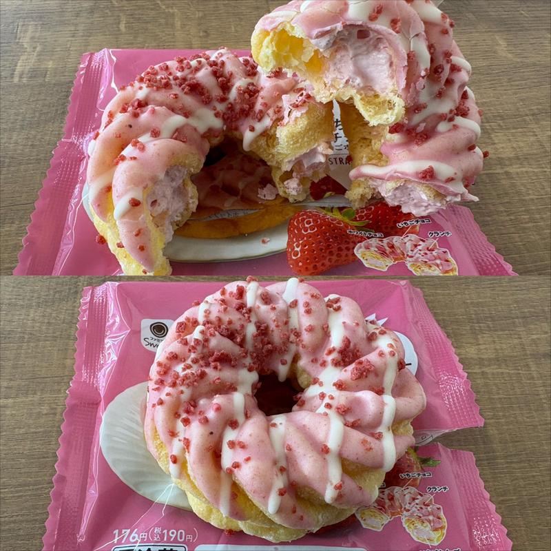 いちごフレンチクルーラー(ファミリーマート 南万騎が原／Ｓ店)