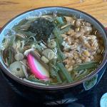 山菜きのこそば（温）