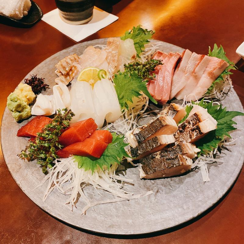 お刺身（ちょこっとづつ）五種盛り合わせ(ハネヤ)