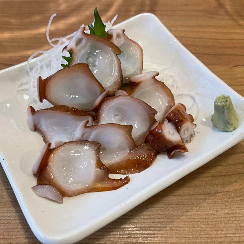 タコの刺身(手羽唐酒場ビクトリー ぴおシティ桜木町店)