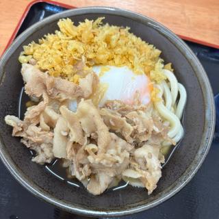 肉温玉ぶっかけ　小　温(こがね製麺所 ハローズ綾歌モール店)
