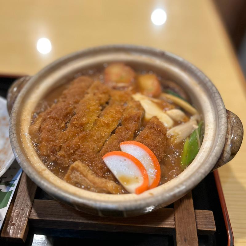 カツみそ煮込みうどん(ちとせ屋)