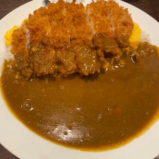 手仕込みとんかつカレートッピングスクランブルエッグ