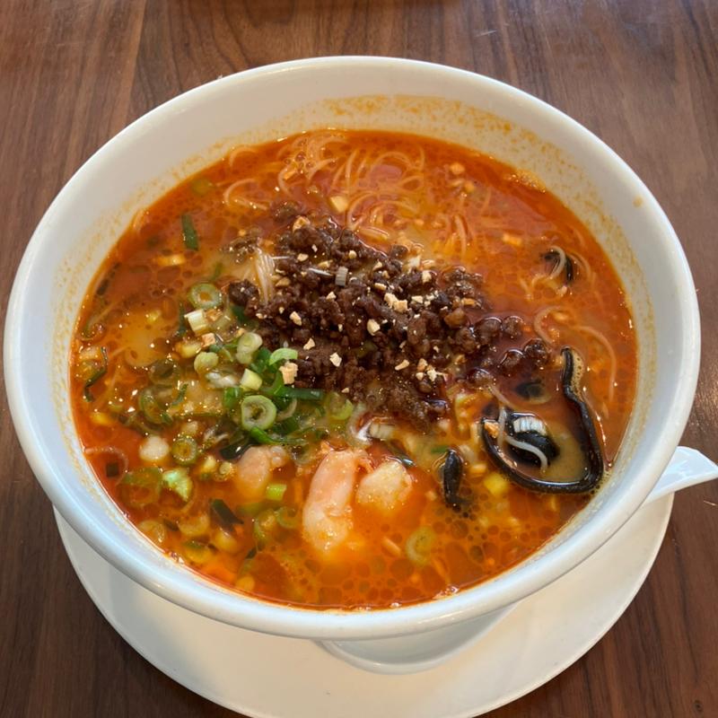 ピリ辛汁ビーフン(健民ダイニング)