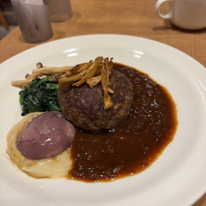 ビーフ100%ハンバーグ　ペリグーソース(ガスト 太田駅前店  )