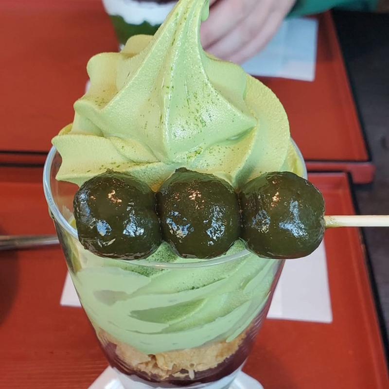 抹茶サンデー(通圓本店)