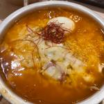 韓辛ラーメン　チーズトッピング