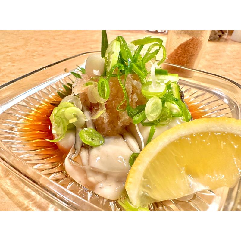 生牡蠣 ポン酢(だいにんぐ いっちょん)