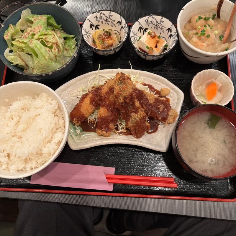 アジフライと肉じゃが定食(Dream （ドリーム）)