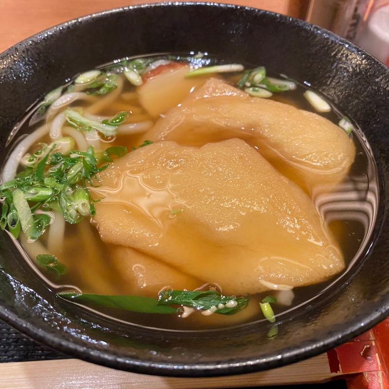 きつねうどん(蕎麦・海鮮酒屋 かなん)