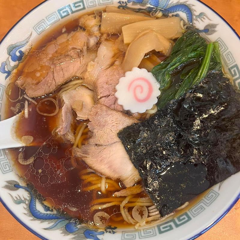 醤油ラーメン(生姜醤油麺屋かむい)