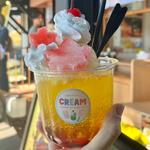 紅葉クリームソーダ