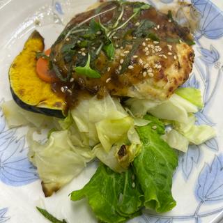 ふんわりしそつくね焼き梅風味(札幌市役所地下食堂)
