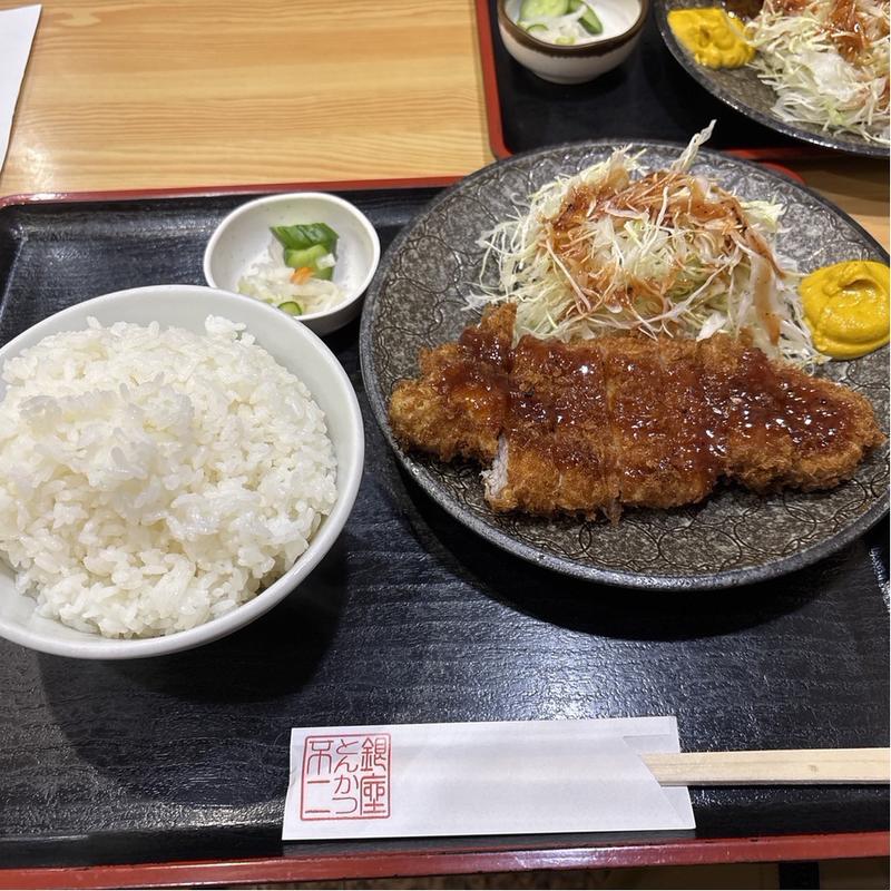 ロースカツ定食(とんかつ 不二(ふじ))