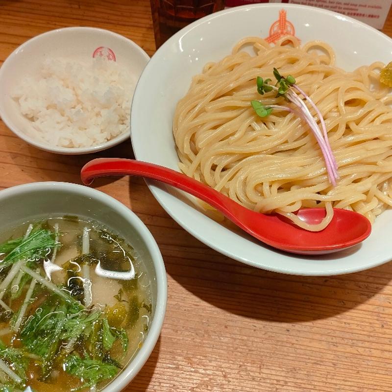 あったか生姜鯛だし塩つけ麺(つけ麺専門店 三田製麺所 池袋西口店)