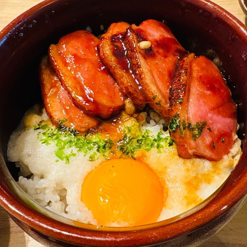 合鴨炙り壺飯(小鉢付き)(三代目 文治 阪急三番街店)