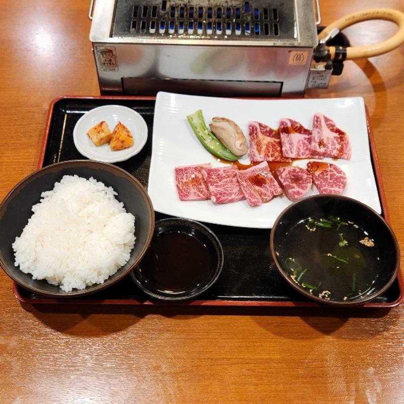 赤身定食(焼肉 朋苑)