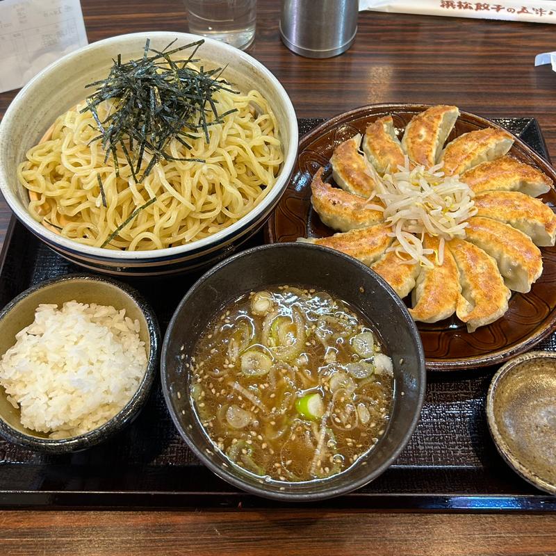 浜松餃子と濃厚つけ麺セットランチ(五味八珍 笠井店 （ゴミハッチン）)