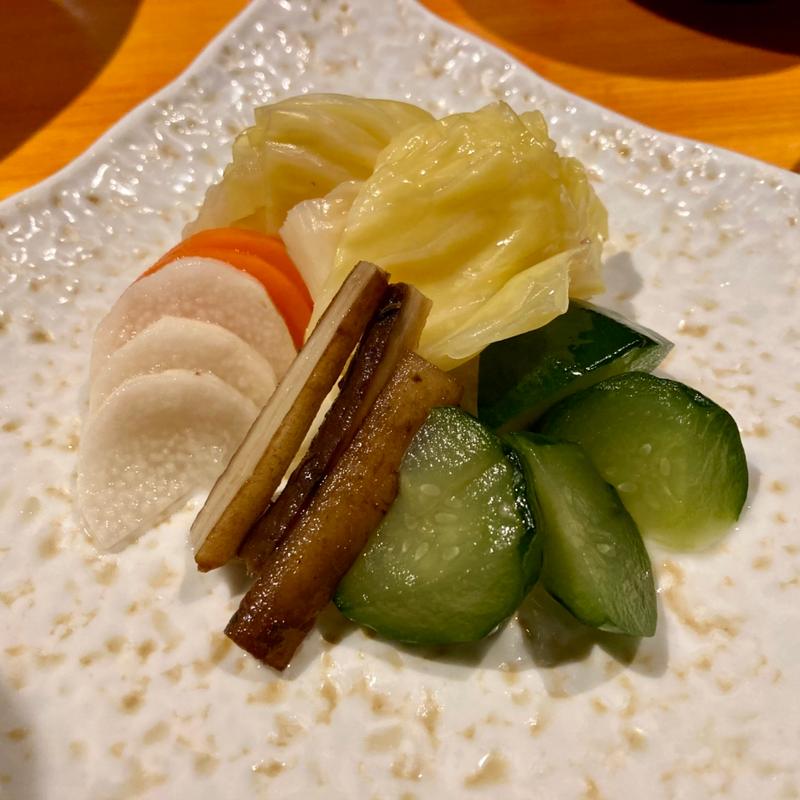 漬け物盛り合わせ(みんなのおでん はなれ)