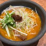 海老ポタらぁめん(俺の創作らぁめん 極や 上野広小路店)