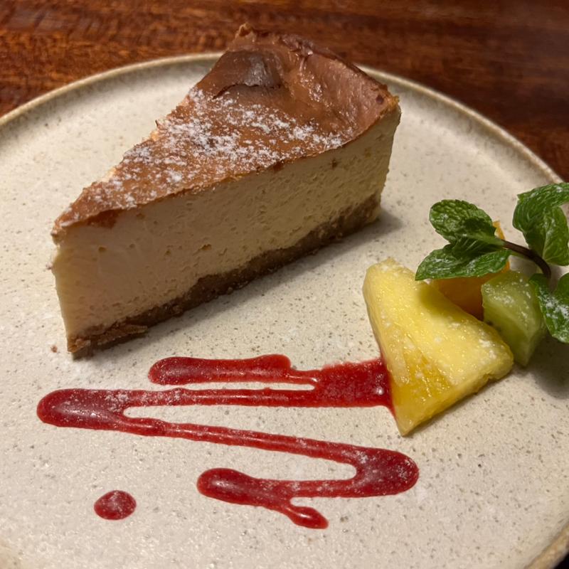 酒粕クリームチーズケーキ(MOKICHI TRATTORIA)