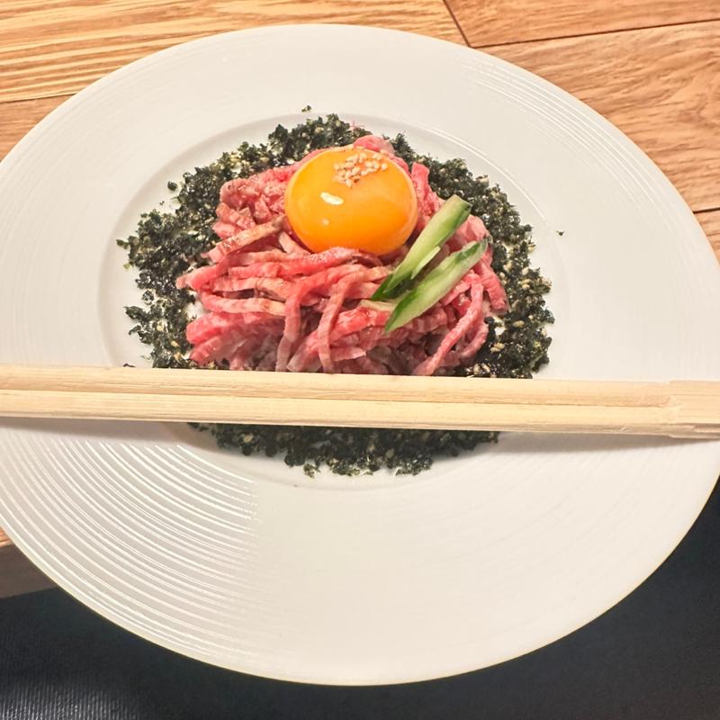 黒毛和牛ローストユッケ(焼肉 福 名駅西口店)