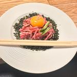 黒毛和牛ローストユッケ