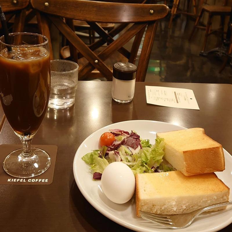 トーストゆで玉子セット(KIEFEL 阪急三番街店)