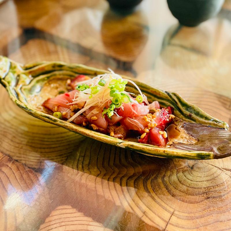 地魚の青唐あえ(江ノ島小屋)