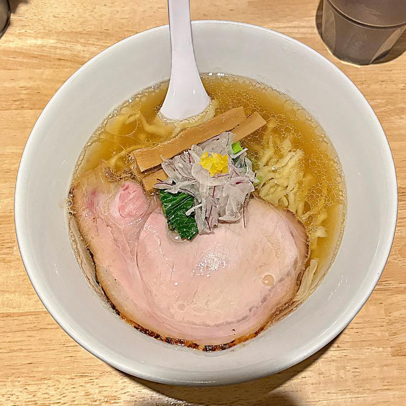 手もみ中華そば(塩)(麦処 八と丁)