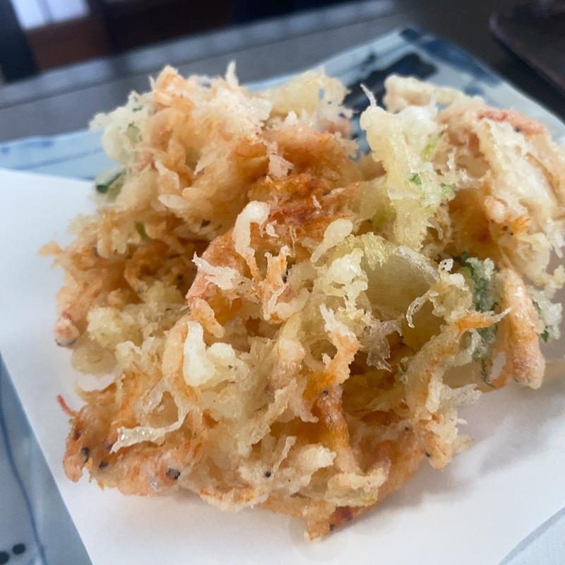 桜えびかき揚げ天(蕎麦処 多賀 （たが）)