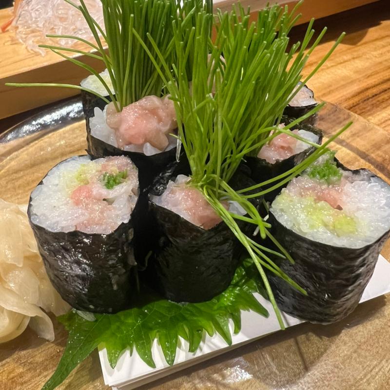 ネギトロ巻き(うなぎ処 おおいた川)