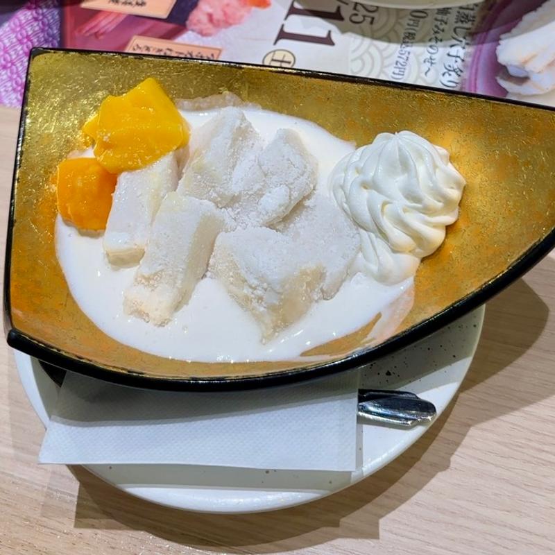 とろ〜りココナッツわらび餅(すし銚子丸 亀戸店)