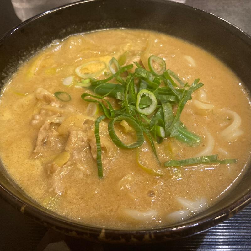 カレー（豚肉）(細打うどん 竹や 御茶ノ水本店)