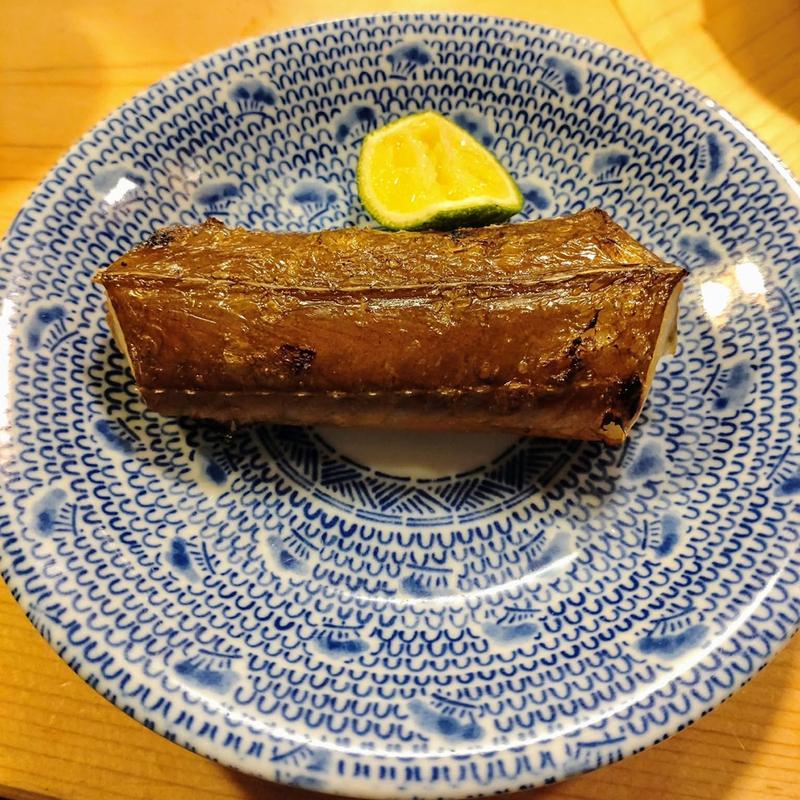 ヤガラ炙り(天史朗寿司 （てんしろうずし）)