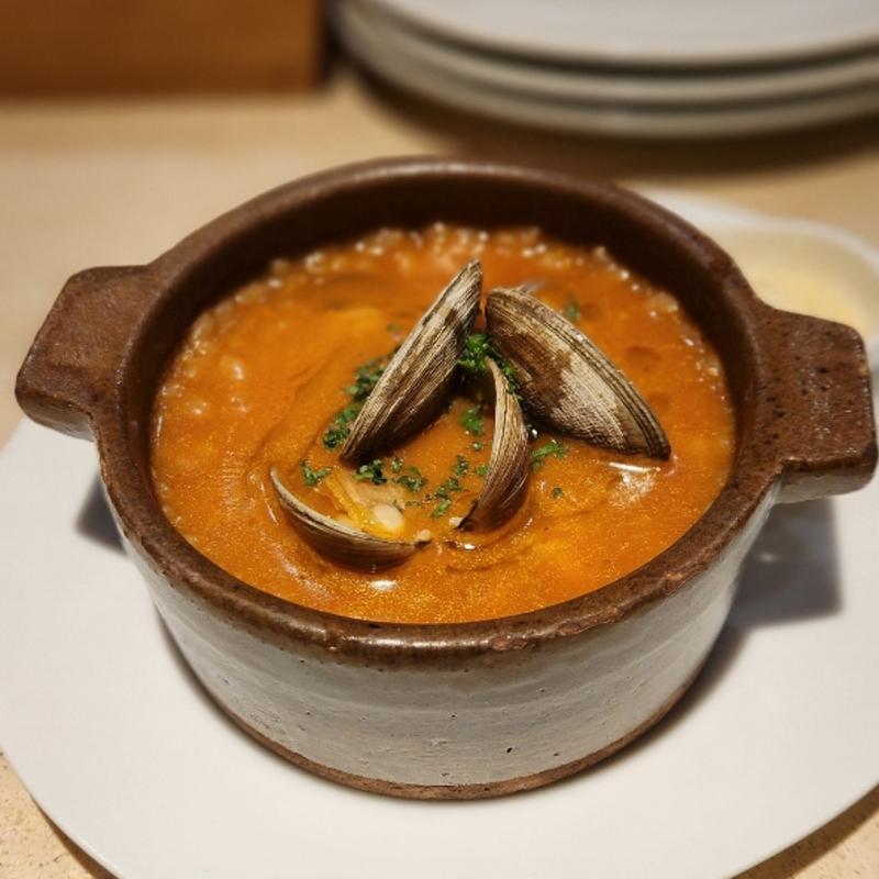 魚介のアロスメロッソ(Comeru。Donostia)