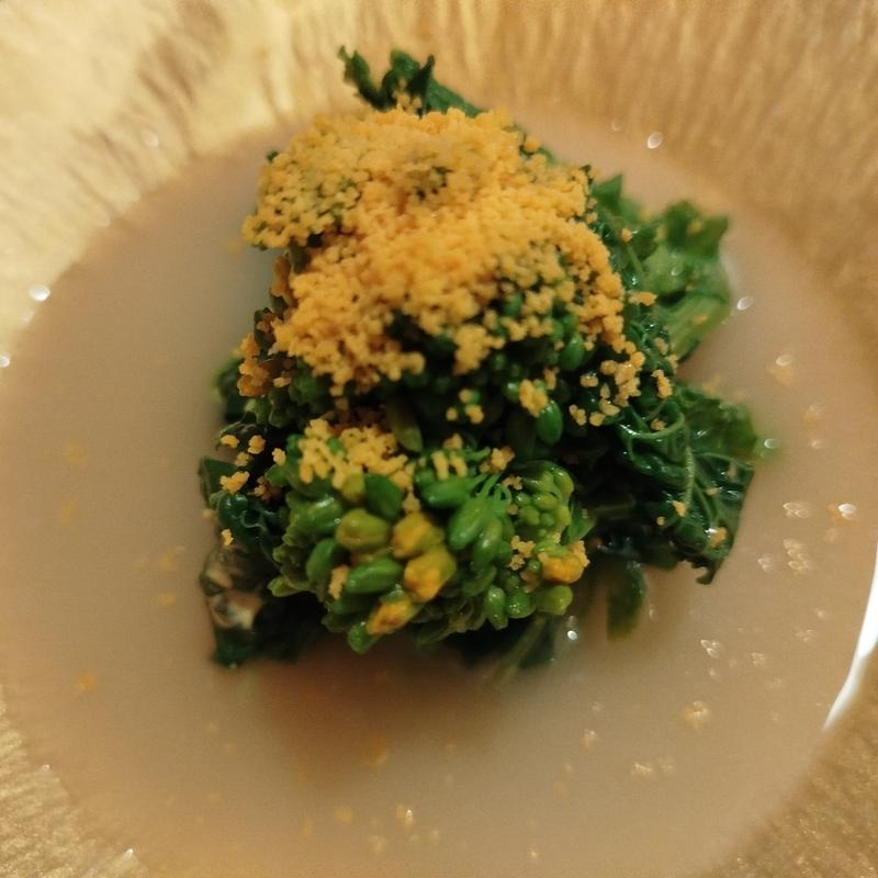 菜の花の辛子和え(釜飯と和食 旬)