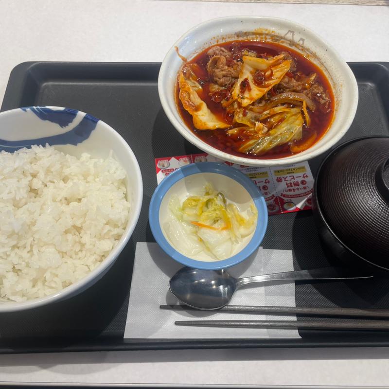 水煮牛肉(松屋 府中店)