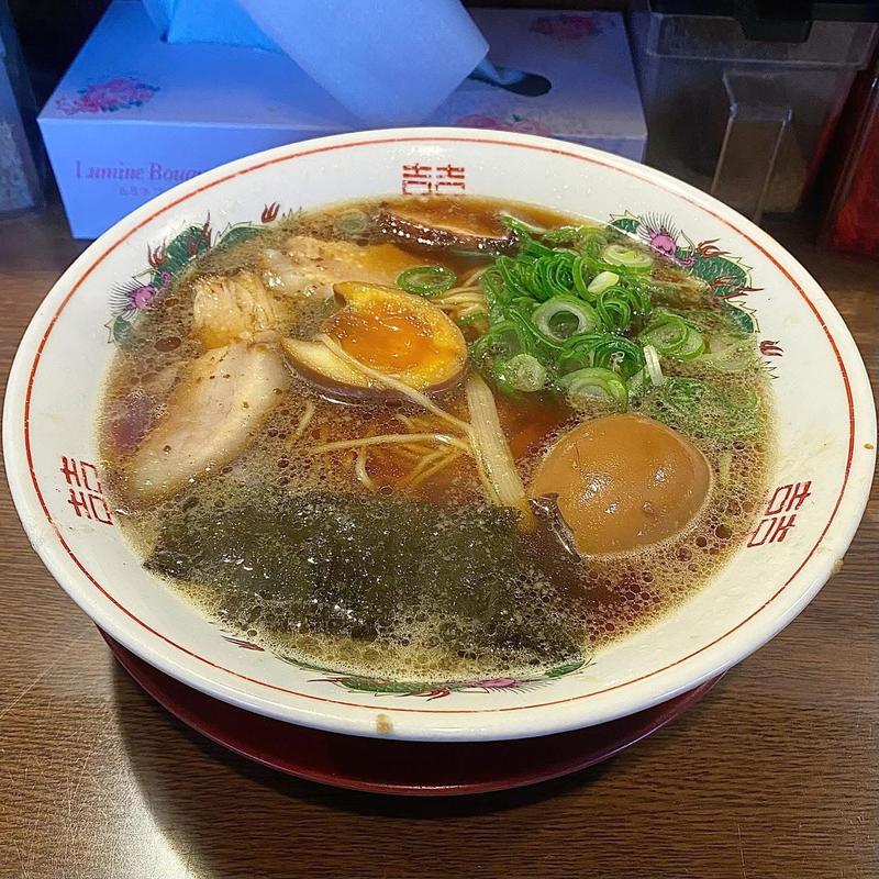 あっさり鶏ガラ中華そば(中華そば 花京 大正店)