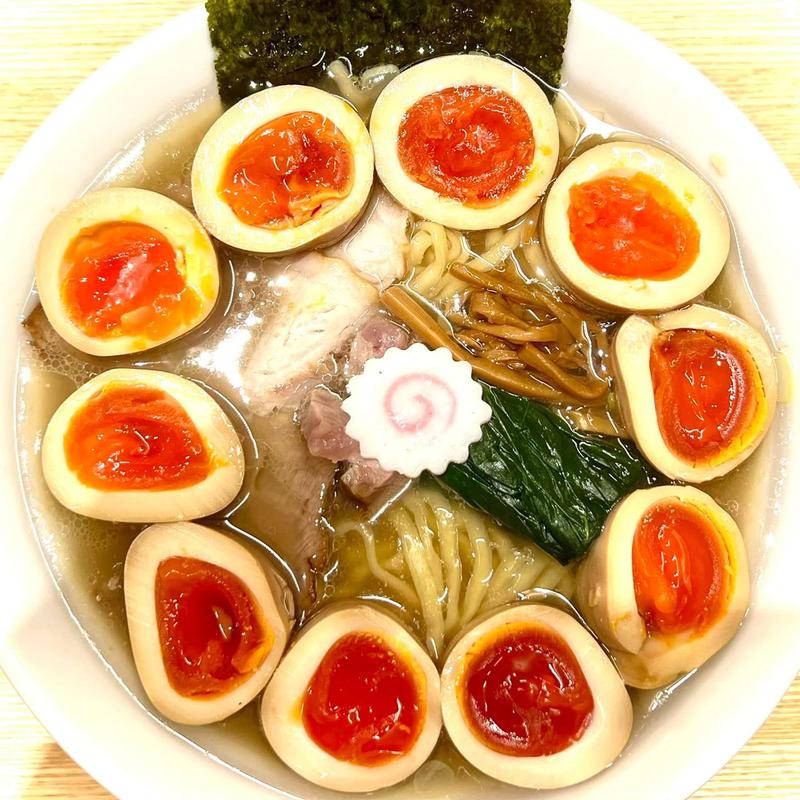 塩ラーメン 味玉5(長岡食堂 横浜西口店)