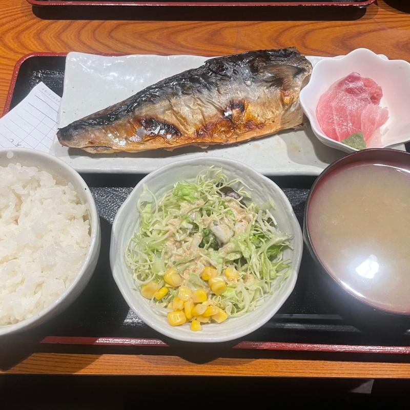 鯖塩・小刺身(秋葉原漁港 快海 （あきはばらぎょこう かいかい）)