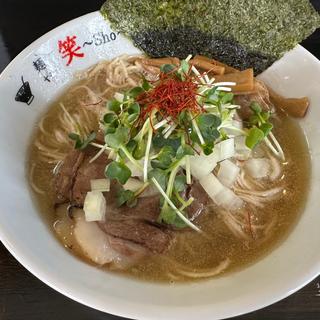 煮干し塩らーめん(麺や 笑 ～sho～)