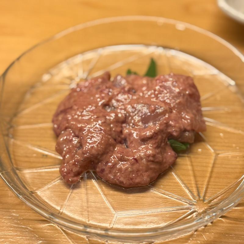 カワハギ肝和え(旬肴酒場 板火)