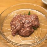 カワハギ肝和え(旬肴酒場 板火)