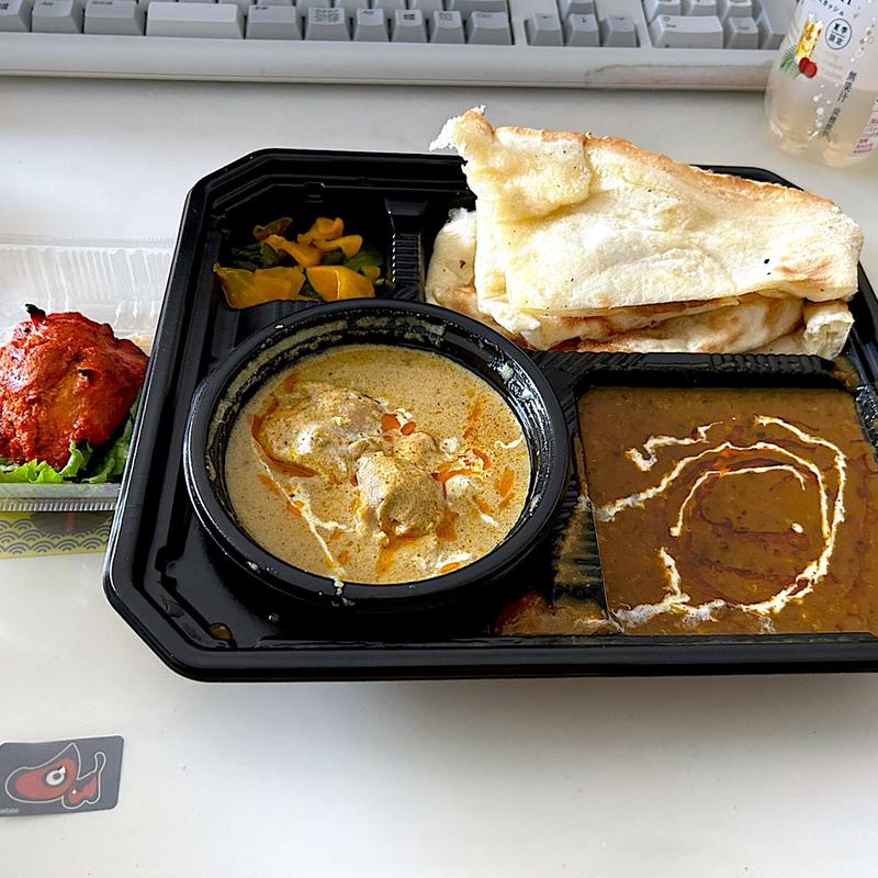 カレー弁当(2種類カレー)(Tandoori Nights)