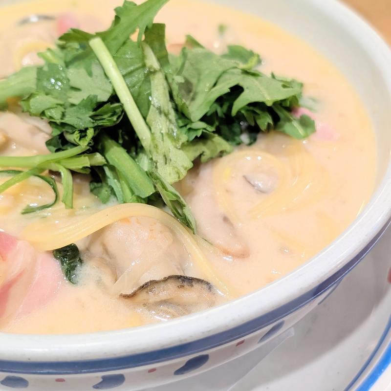 播磨灘産牡蠣のクリームスープ(ジョリーパスタ 千住堀切橋店)