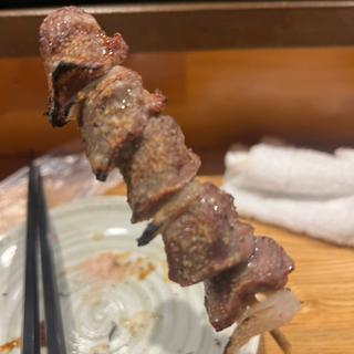 ズリ串(炭火焼鳥 銀次郎)