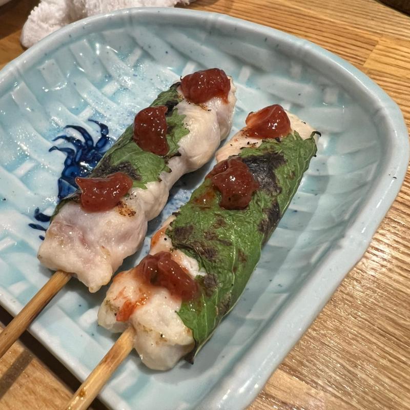 ささみ(梅)(炭火焼鳥 銀次郎)