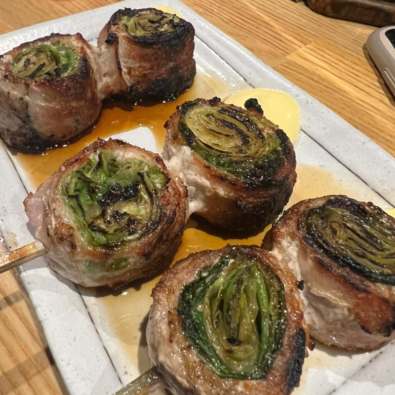 レタス巻き(炭火焼鳥 銀次郎)